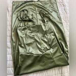 Windsor Luxurious Night Satin Midi Dress